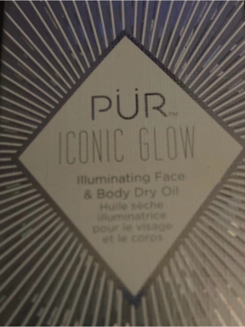 PÜR Iconic Glow Illuminating Dry Oil - Silver